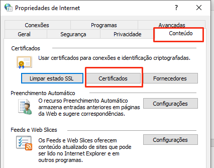 Conteudo Certificados